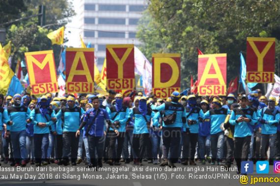 Massa Aksi May Day Tetap Tak Diperbolehkan Mendekati Istana Negara - JPNN.COM
