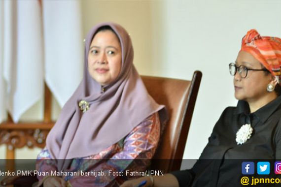 Mbak Puan Berhijab, Bikin Pangling - JPNN.COM