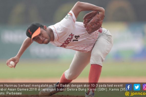 Test Event Asian Games 2018: Pitcher Tim Bisbol Jadi Pembeda - JPNN.COM