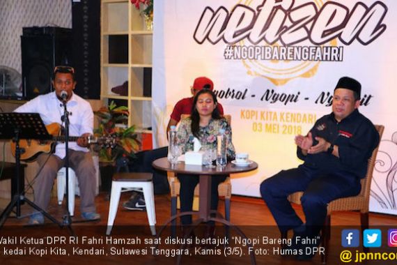 Ngopi Bareng Fahri jadi Ajang Diseminasi Pengetahuan Politik - JPNN.COM