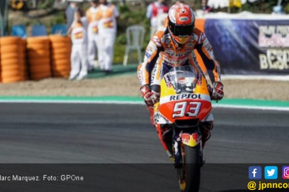 Ini Kata Marc Marquez soal Insiden di FP2 MotoGP Spanyol - JPNN.COM