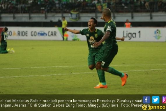Gol Tunggal Misba Bawa Persebaya Menang Atas Arema FC - JPNN.COM