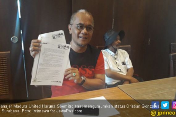 MU Tuntut Cristian Gonzales Rp 10 Miliar - JPNN.COM