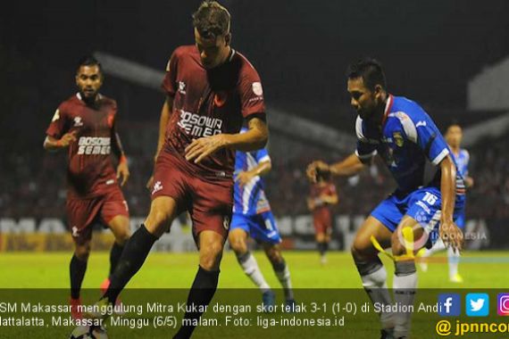 PSM Makassar Sukses Permalukan Mitra Kukar 3-1 - JPNN.COM