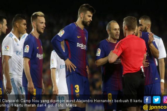 7 Insiden Kontroversial dalam El Clasico di Camp Nou - JPNN.COM