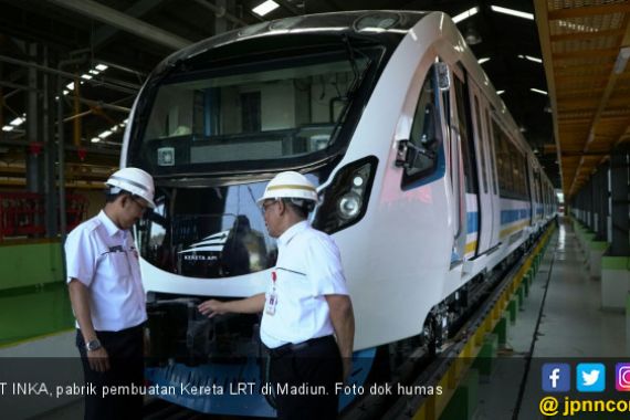 Pengiriman LRT ke Palembang Ditargetkan Rampung Akhir Juni - JPNN.COM