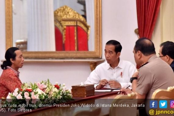 Kisah Agus, Sopir Truk yang Akhirnya Bertemu Presiden Jokowi - JPNN.COM