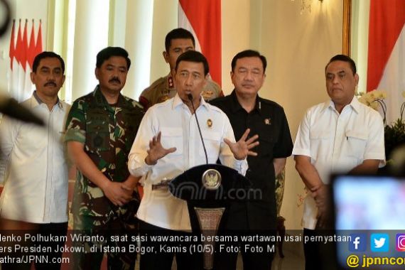 Respons Wiranto soal Desakan Ganti Kapolri dan Kepala BIN - JPNN.COM