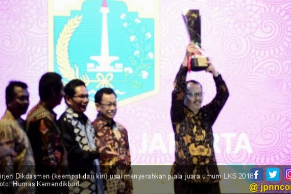DKI Jakarta Juara Umum Lomba Kompetensi Siswa 2018 - JPNN.COM