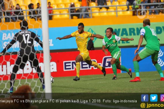 Gol Telat Bawa Sriwijaya FC Taklukkan Bhayangkara FC - JPNN.COM