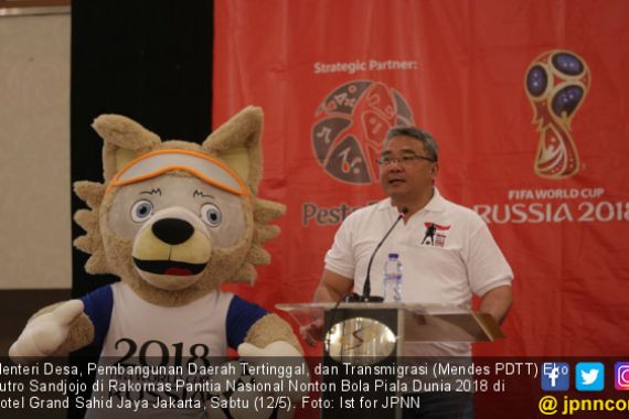 Mendes Dukung Penuh Nobar Piala Dunia 2018 di Desa - JPNN.COM