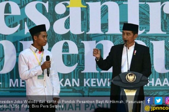 Luncurkan Ummart, Jokowi Puji Business Feeling Santri - JPNN.COM