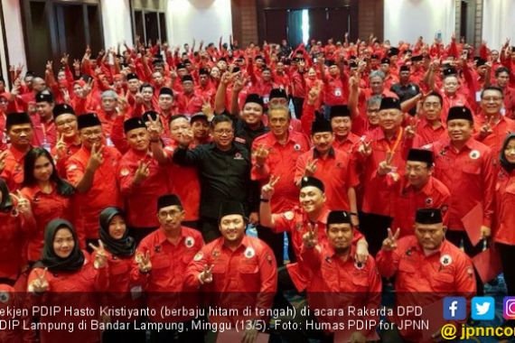 Hasto Ajak Banteng Lampung Kompak Menangkan Herman-Sutono - JPNN.COM