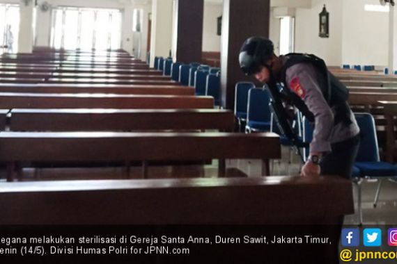 Ancaman Bom di Gereja Santa Anna Duren Sawit Hoaks - JPNN.COM
