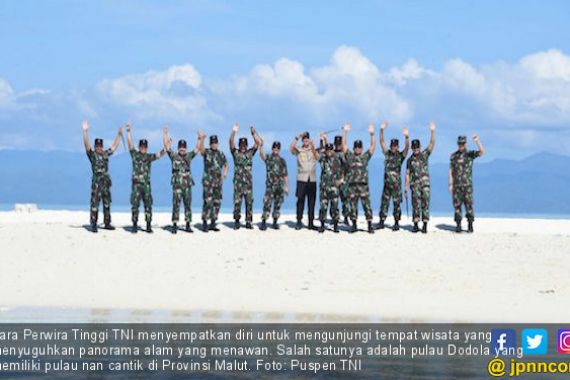 Para Pati TNI Kagum pada Pesona Alam Morotai - JPNN.COM
