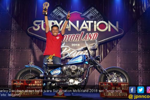 Harley Davidson Aksen Batik Juara Suryanation Motorland 2018 - JPNN.COM