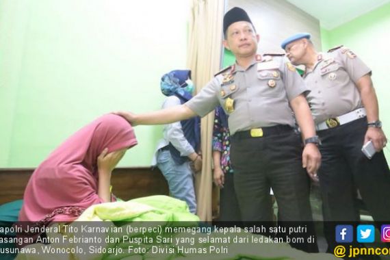 Pengakuan Bocah Anak Pembuat Bom Sidoarjo Kepada Kapolri - JPNN.COM