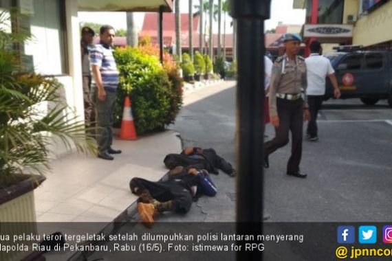 Ini Cerita Jurnalis yang Ditabrak Teroris di Polda Riau - JPNN.COM