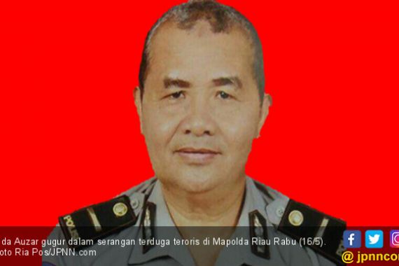 Sosok Ipda Auzar, Korban Serangan Teroris di Mapolda Riau - JPNN.COM