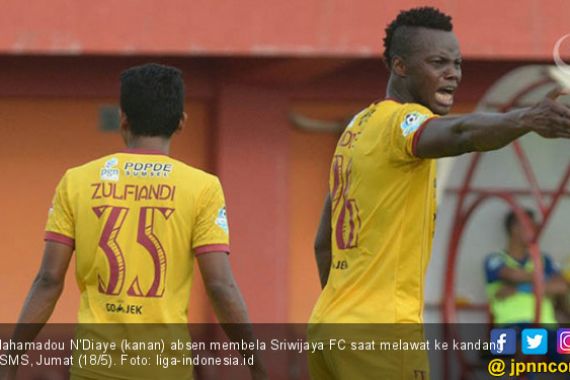 Bek Impor Sriwijaya FC Absen saat Menghadapi PSMS Medan - JPNN.COM