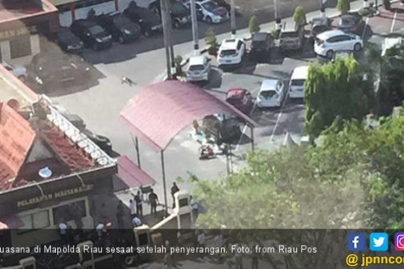 Ipda Auzar Gugur Ditabrak Teroris di Mapolda Riau - JPNN.COM