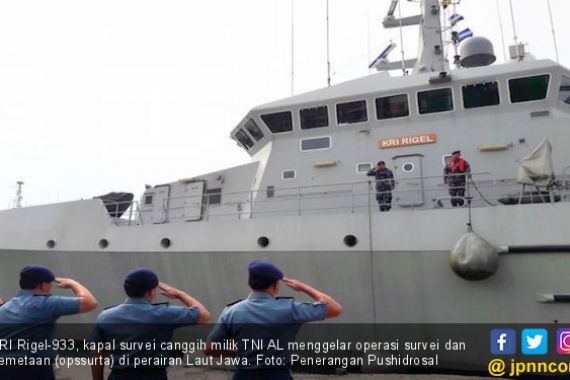 KRI Rigel Gelar Survei dan Pemetaan di Perairan Laut Jawa - JPNN.COM