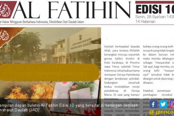 Polisi Dalami Buletin Al Fatihin Alat Propaganda ISIS - JPNN.COM