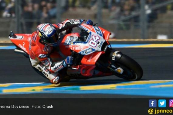FP2 MotoGP Prancis: Dovizioso Kalahkan Marquez dan Rossi - JPNN.COM