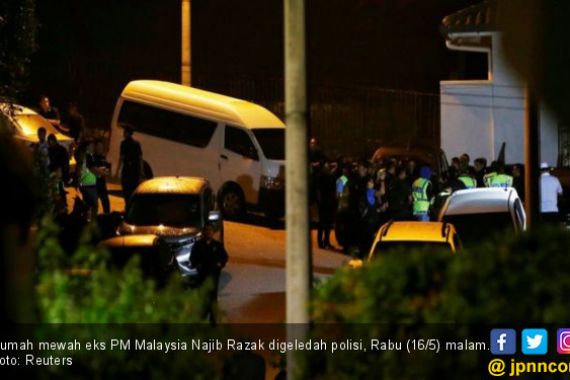 Ramadan Tiba, Polisi Geledah Rumah Mewah Najib Razak - JPNN.COM