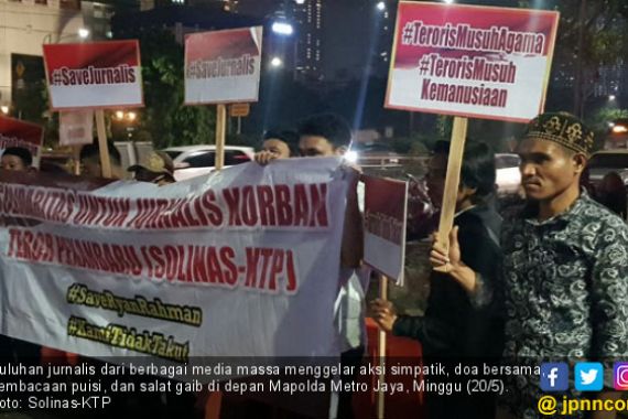 Jadi Korban Terorisme, Jurnalis Banjir Dukungan - JPNN.COM