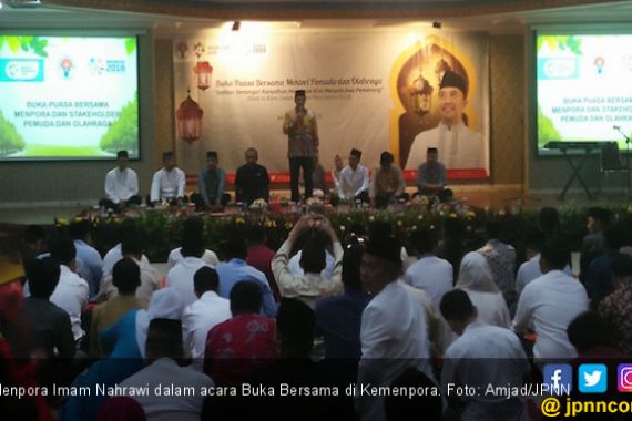 Buka Puasa Bersama Stakeholder, Ini Pesan Menpora - JPNN.COM