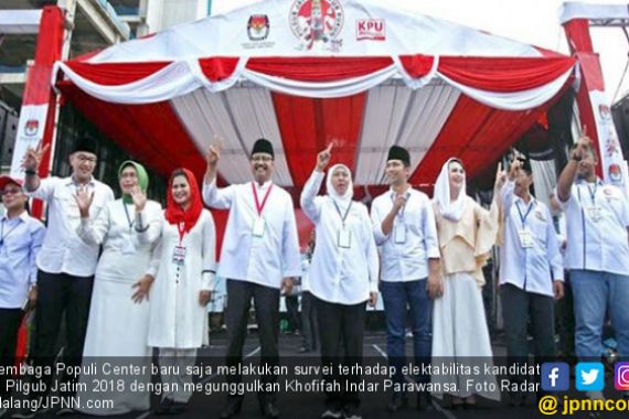 Survei Pilgub Jatim: Elektabilitas Khofifah Naik Terus - JPNN.COM
