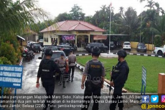 Polsek Marosebo Diserang, Dua Polisi Dibacok - JPNN.COM