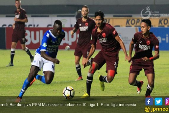 Hasil Liga 1 2018: Persib Bandung Hantam PSM Makassar 3-0 - JPNN.COM