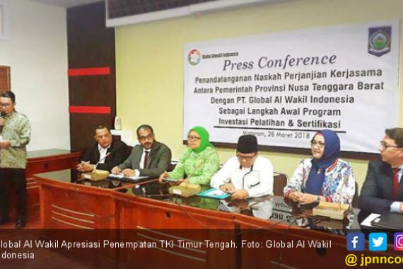 Global Al Wakil Apresiasi Penempatan TKI ke Timur Tengah - JPNN.COM