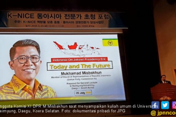 Beri Kuliah Umum di Korea, Misbakhun Paparkan Ikhtiar Jokowi - JPNN.COM