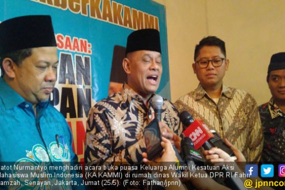 Temui Fahri Hamzah, Gatot Nurmantyo Bayar Utang - JPNN.COM