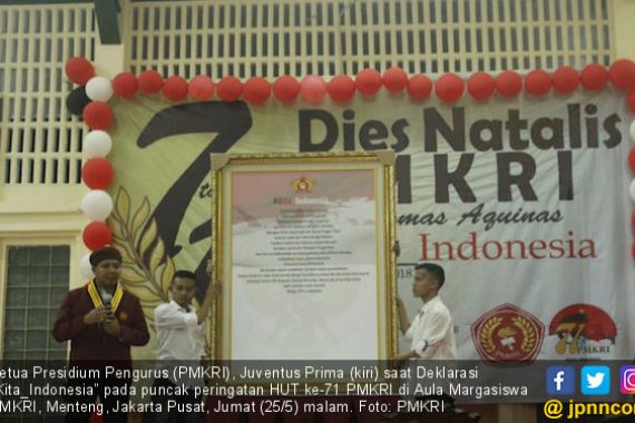 Saat HUT Ke-71, PMKRI Deklarasi Gerakan #Kita_Indonesia - JPNN.COM