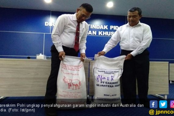 Polri Gagalkan Penyalahgunaan 40 Ton Garam Impor Industri - JPNN.COM