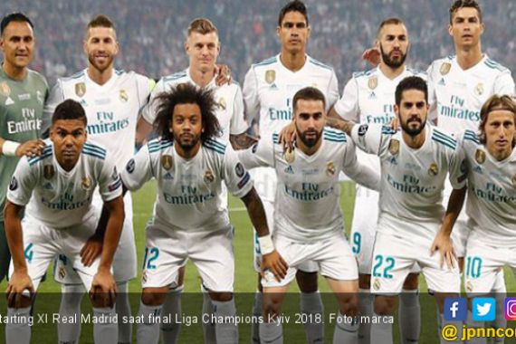 Lihat! Formasi di Foto Starting XI Real Madrid Kok Bisa Sama - JPNN.COM