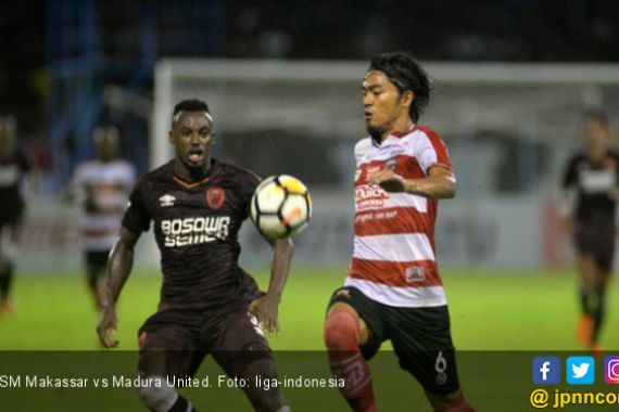 Pukul Madura United 2-0, PSM ke Posisi Runner-up Liga 1 - JPNN.COM