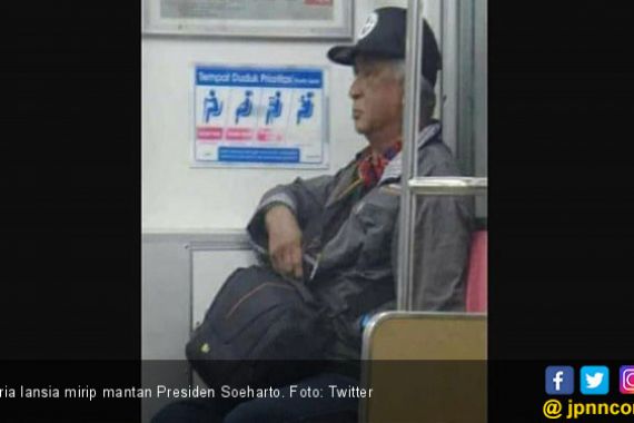 Viral Foto “Soeharto”di KRL, Titiek: Jadi Ingat Bapak - JPNN.COM