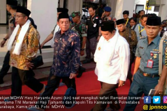 Safari Ramadan, Panglima TNI - Kapolri Akui Butuh Ulama - JPNN.COM