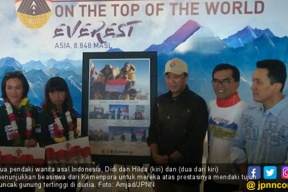 Duo Srikandi Penakluk Everest Dapat Beasiswa dari Menpora - JPNN.COM