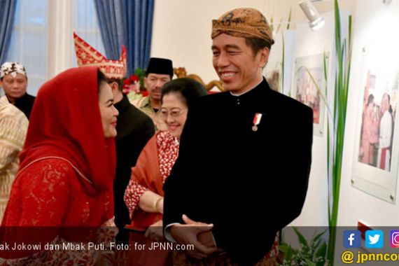 Lihat! Momen Keakraban Jokowi dan Puti Guntur Soekarno - JPNN.COM
