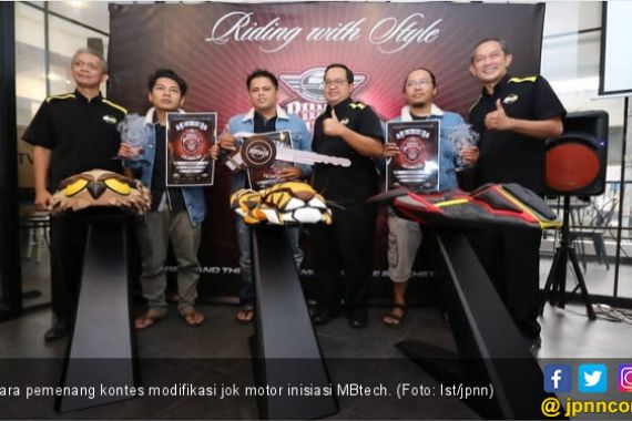 Kreasi Jok Yamaha Aerox dari AJS Sukses Sabet MRWSA 2018 - JPNN.COM
