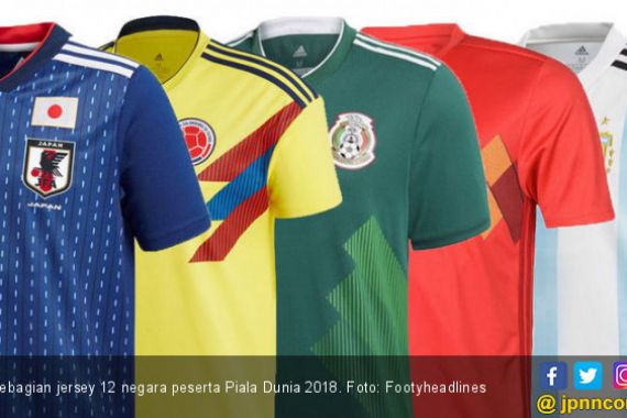 Jersey 32 Peserta Piala Dunia 2018, Mana yang Paling Bagus? - JPNN.COM