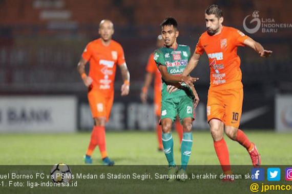 Lopicic Tampil Moncer, Borneo FC Bungkam PSMS 3-1 - JPNN.COM