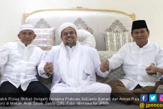 Sikap Prabowo & Amien Rais ke Jokowi Berubah, Habib Rizieq Mulai Ditinggalkan? - JPNN.COM