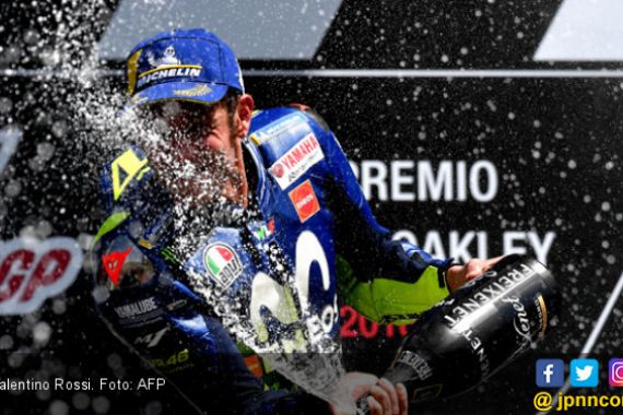 Catat Rekor Hebat, Rossi Dekati Marquez di Klasemen MotoGP - JPNN.COM